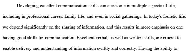 Write a short paper based on the claim that information technology professionals should excel