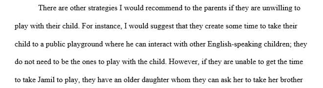 Based on concerns about Jamil’s speech and language development, his pediatrician referred him early this year for an evaluation