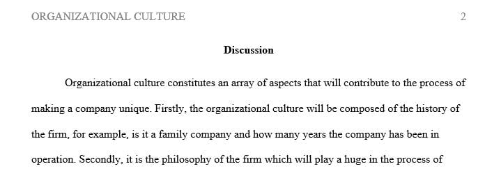 Define what constitutes an organization's culture. Is location a critical aspect of a company’s culture