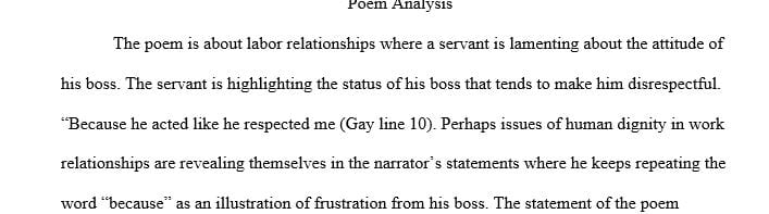 Do you find any parts of the poem puzzling? Explain.
