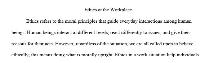 Have you ever felt pressured in a work situation to behave in a manner in which you were uncomfortable