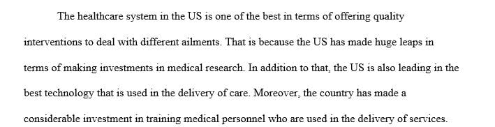 Healthcare in the United States is one of our nation's greatest Paradox.