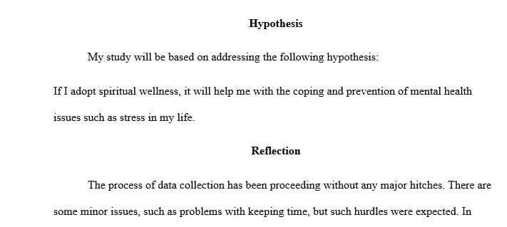 Implement the appropriate steps to collect new information about a lifestyle change.