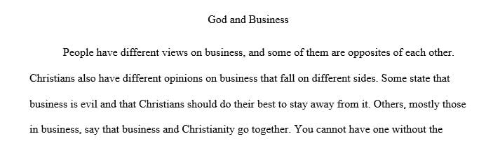 Jeff Van Duzer “Why Business Matters to God” 2010, IVP Academic