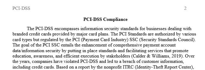 Locate a company that had a credit card breach within the last 5 years that violated PCI-DSS.