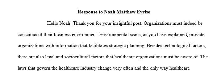 Many things may influence an organization's decision making processes which will ultimately decide a company's survival
