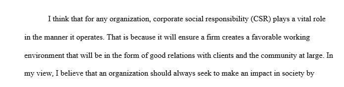 Pick one of the following terms for your research code of ethics, conscious capitalism