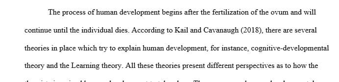 RCE 688 Human Growth and Development 4 page APA research paper with reference