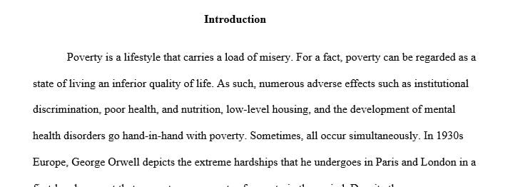 Research & Comparative Synthesis. Topic: Poverty Across Cultures