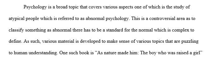 Select a book from the course reading list (or propose to the instructor an alternative text) for scholarly review.