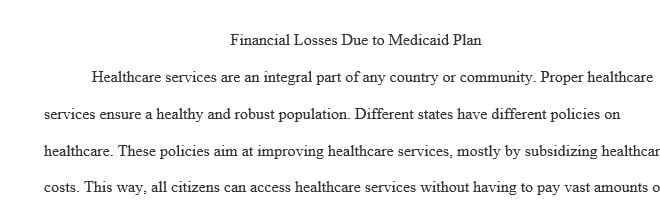 Select a healthcare facility or service that accepts Medicaid.