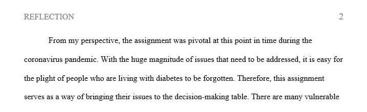 Select one (or more) of the Federal and State issues in which the American Diabetes Association (ADA)
