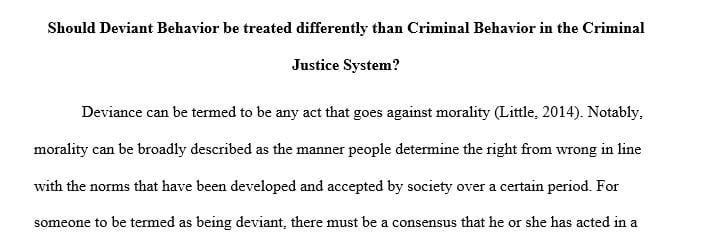 Should there be different arrest, adjudication and punishments for the different types of offenders