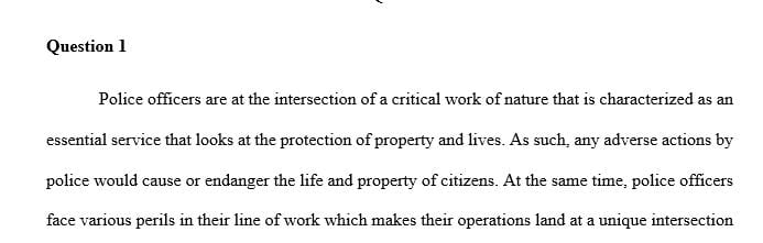 Summarize police officers' legal rights related to joining a police union or a police fraternal organization