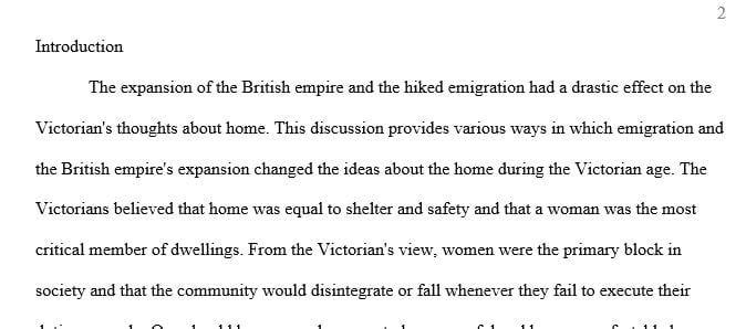 The expansion of the British empire and the rise in emigration sharply affected how the Victorians thought of home in the nineteenth century.