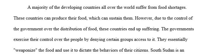 The member states of the United Nations seek to build food systems that can provide global food security which will feed everyone