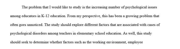 To determine feasibility of an action research approach to a problem