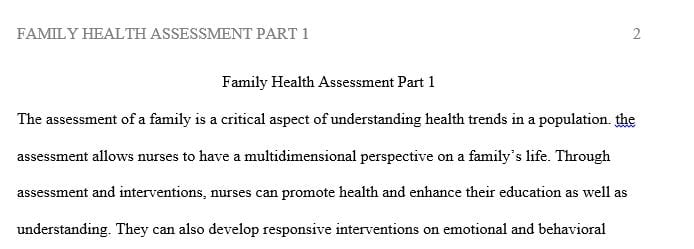 Understanding family structure and style is essential to patient and family care
