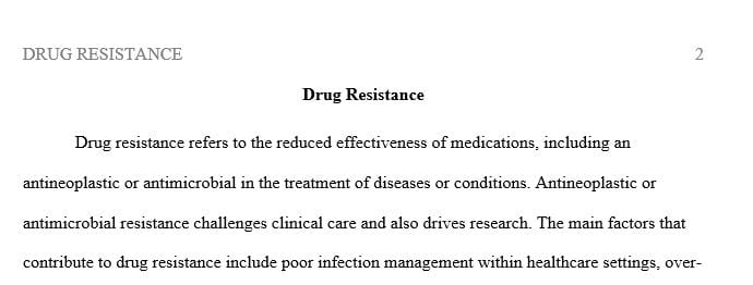 What alternatives are there for diseases that become resistant