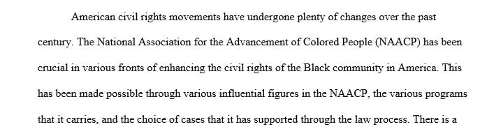 What impact has the NAACP had on the expansion of civil rights for African Americans