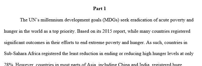 Which countries have the greatest reduction in extreme hunger What factors contribute to this uneven progress