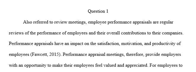 Why is it important to discuss the performance diagnosis and future planning during the meeting
