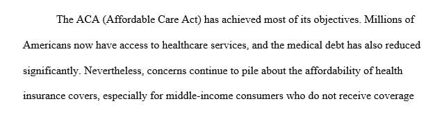 Write a 350- to 525-word article that identifies and evaluates the impact that federal or state health care policies are having on consumer costs.