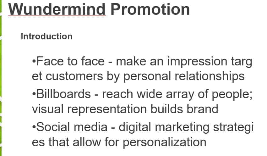 You have been invited by Wundermind to continue in the selection process to run their ad campaign.