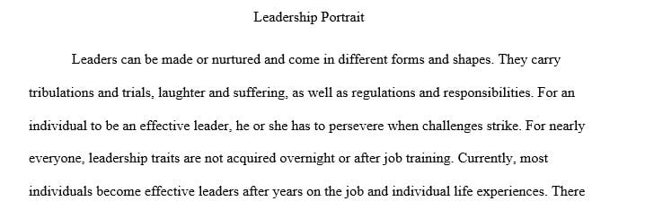 Analyze one or more leadership styles and corresponding leadership theories based on the unit readings