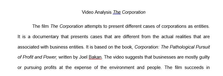 Create a comprehensive list of as many unethical organizations and people as you can from the video.