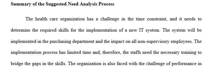 Create a report that details training and recruitment processes at the organization.