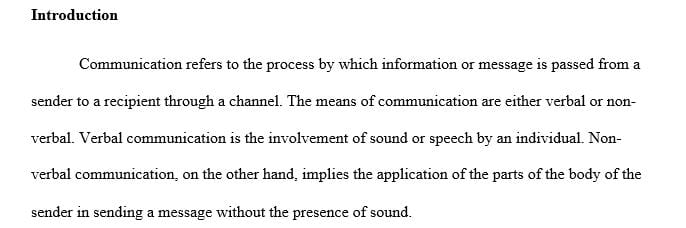 How do people communicate? Provide examples of verbal and nonverbal communication.