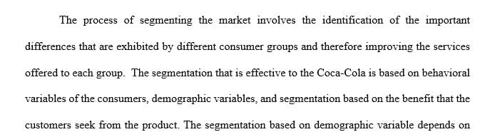 Prepare a 3–5-page executive report that analyzes target market segments