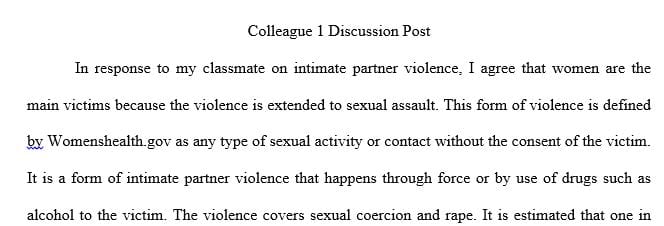 The U.S. Department of Health and Human Services' division titled Futures Without Violence (2018) reports