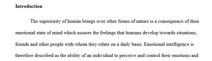 The importance of leadership in emotional intelligence