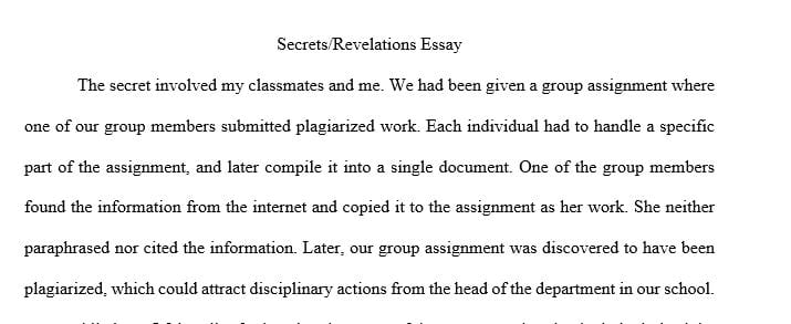 Understand the relationship between secrecy, lying and confidentiality