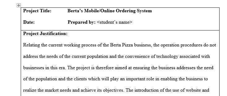 Use the scope statement template to create a scope statement for the BMOS project?