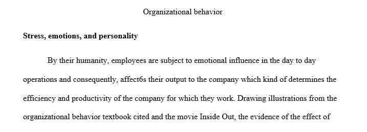 Writing about how the movie plot reflects in the concepts. 