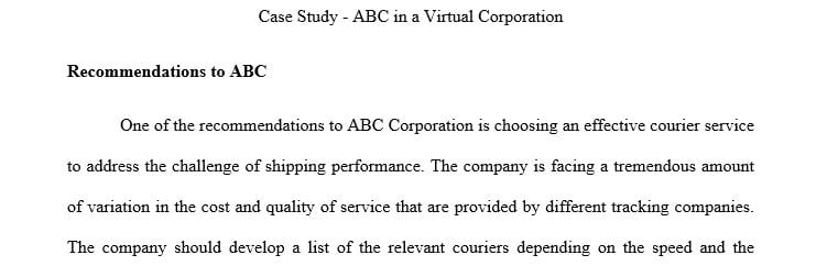 You are a recent MBA graduate and were hired by the company as a business consultant.