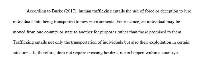 Choose TWO myths commonly associated with human trafficking (HT).