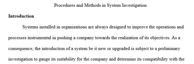 Complete the following sections of the Information Strategic Plan