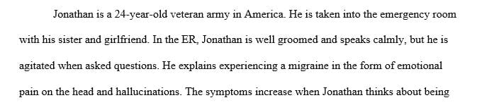 Compose a 3 to 5 page paper summarizing your analysis and also list and explain the rationale for the evidenced-based treatments and interventions