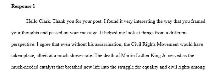 Describe the impact of Dr. Martin Luther King Jr.'s assassination on the effort to expand civil rights for African Americans