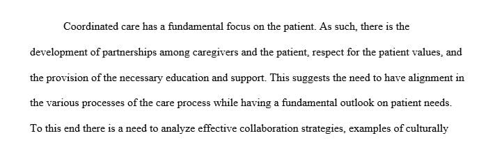 Develop a 20-minute presentation for nursing colleagues highlighting the fundamental principles of care coordination.