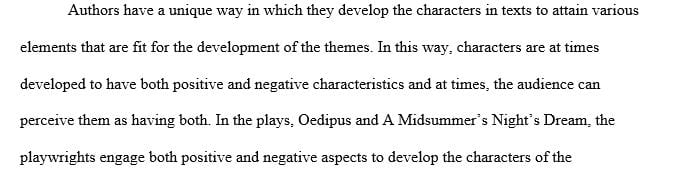Explain how you feel the author is portraying the character and the reasons for such a portrayal.