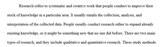 Explain the difference between quantitative and qualitative studies
