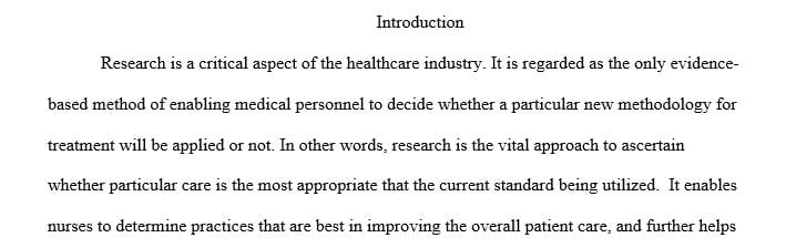 Explain what a research nurse does and where he she may work at in what type of workplace or environment.