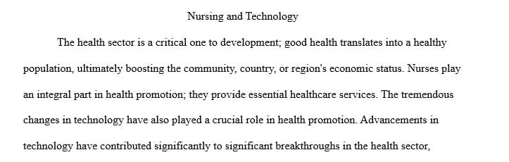How can nurses leverage this technology to promote healthy lifestyles and improved compliance with self-care and monitoring