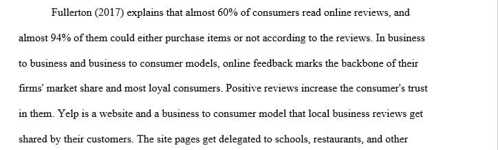 How does Yelp help the consumer decision process