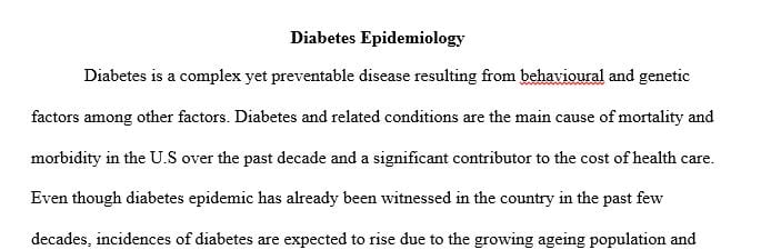 Identify a current health issue of interest to you e.g diabetes, HIV AIDS, heart disease